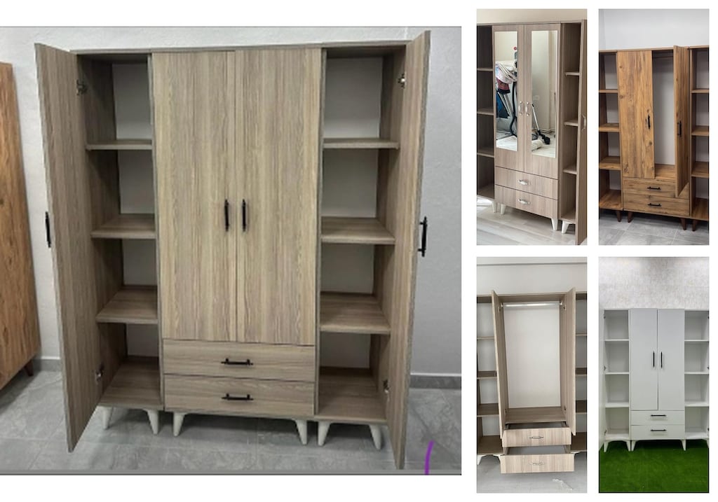4 kapaklı elbise dolabı ikhcjcribu - 5