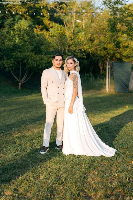 beyaz inci işlemeli söz nişan nikah elbise - 3