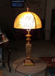 ANTİKA MID CENTURY TIFFANY STYLE ABAJUR