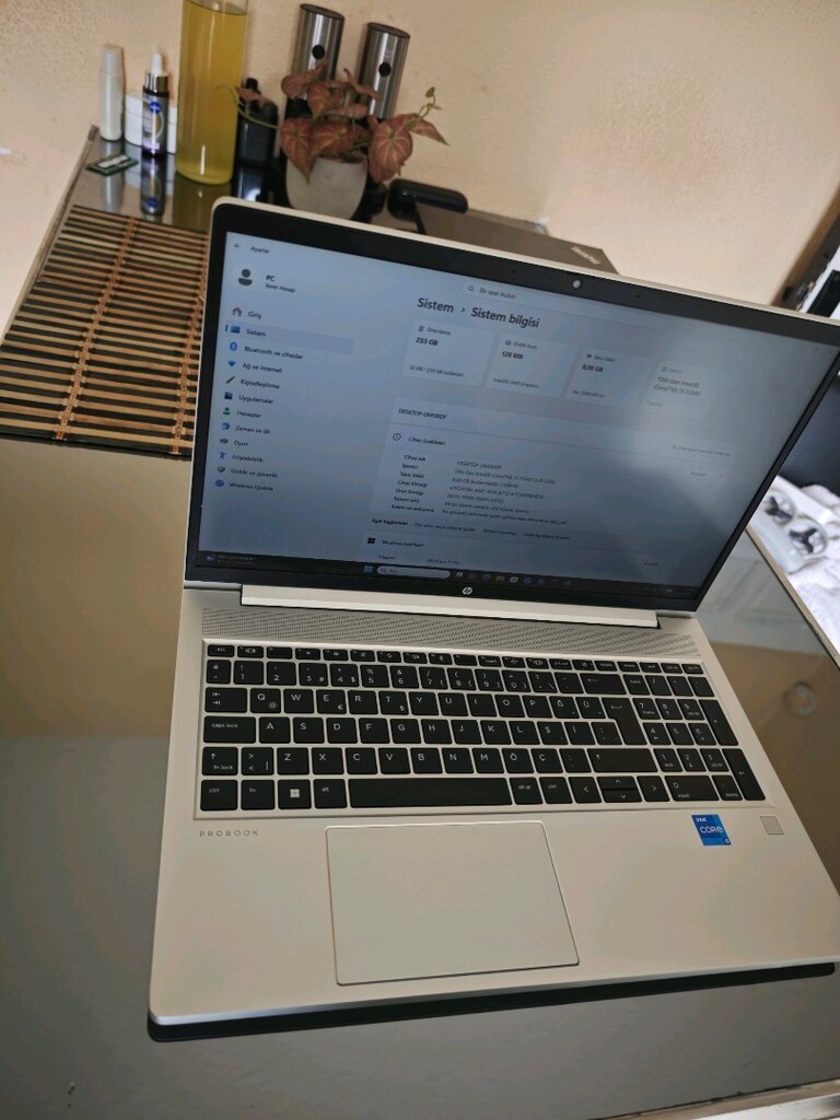 HP PROBOOK ŞIK TASARIM! Gümüş metal kasa.13 Nesil. Laptop PC. - 3