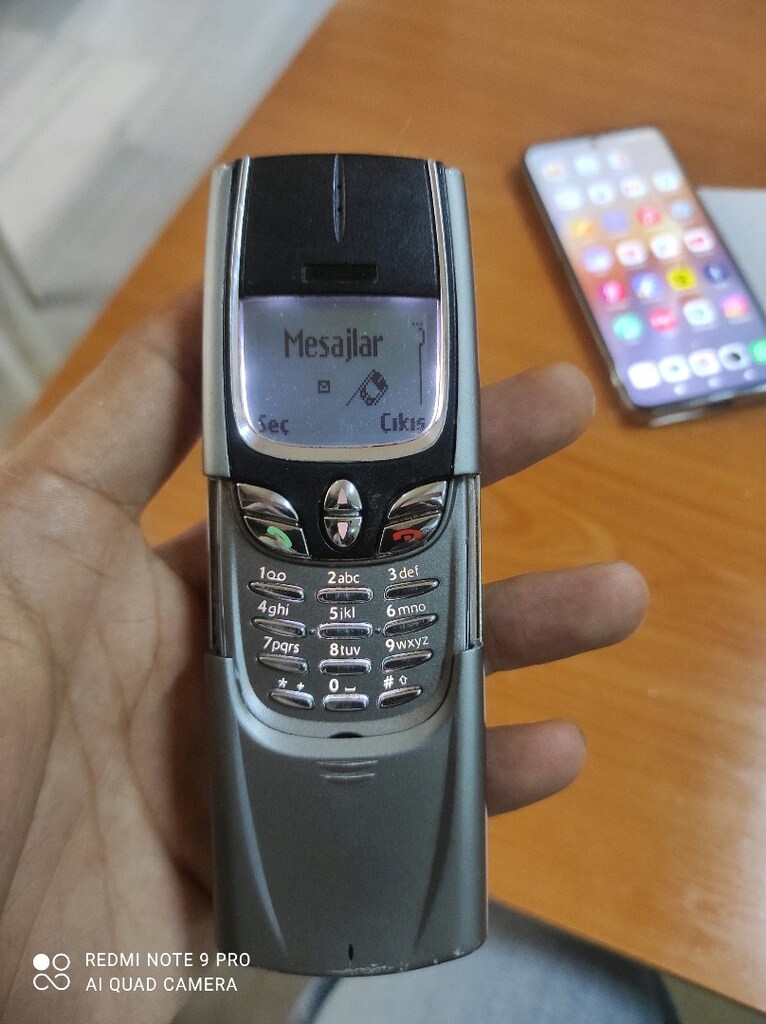 orj Nokia 8850 IMEI kayıtlı kızaklı tuşlu telefon ahize arızalı - 5