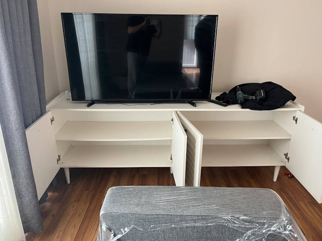 VİVENSE AGRA 220 CM BEYAZ TV ÜNİTESİ - 4