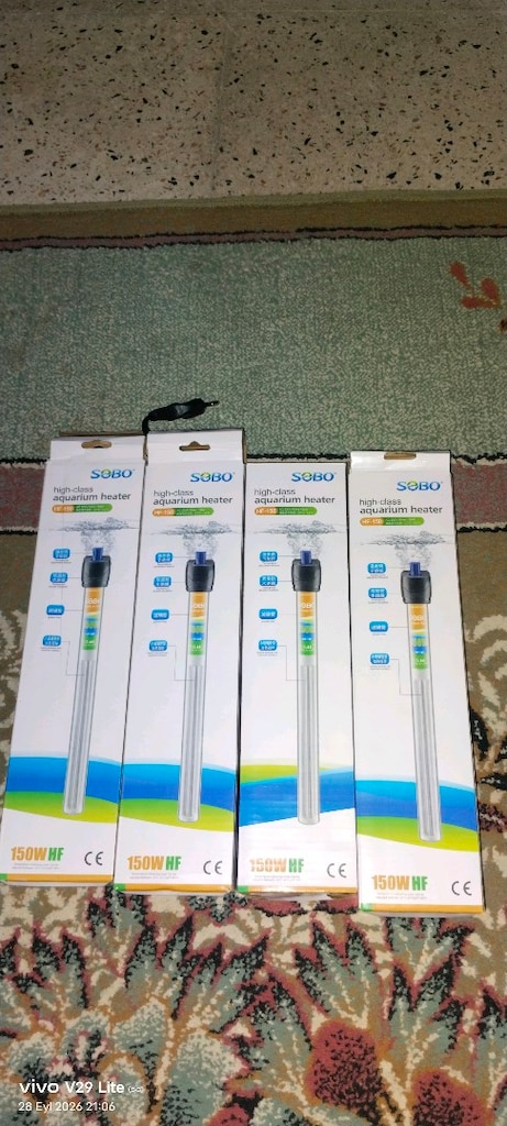 Sobo 100W & 150W Akvaryum Isıtıcısı – Sıfır – Uygun Fiyat - 3