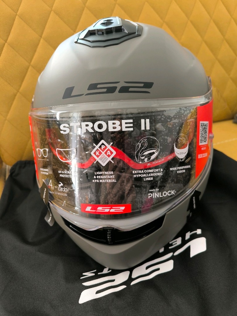 LS2 STROBE 2 MOTORSİKLET KASKI - 5
