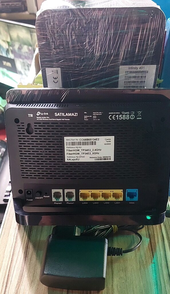 TP_LİNK ARCHER C5V FIBER AC1200 MODEM - 2