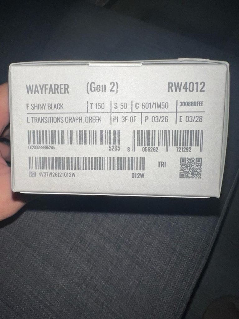 Sıfır Kapalı Kutu RayBan Meta Gen2 Wayfarer Transitions - 3