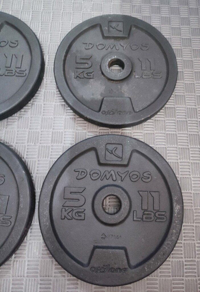 Decathlon 4x5 Kg Demir Döküm Ağırlık Set - 3