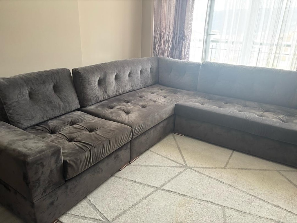 Antrasit Köşe Koltuk 270x250 L Koltuk Bench ve 2 adet Yastığı - 3
