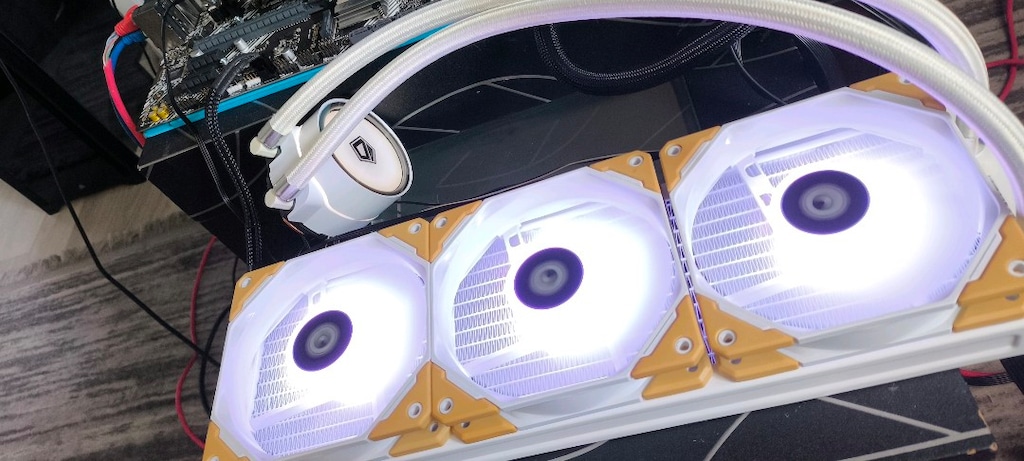 ID cooling frostflow 360xt beyaz sıvı soğutma - 8