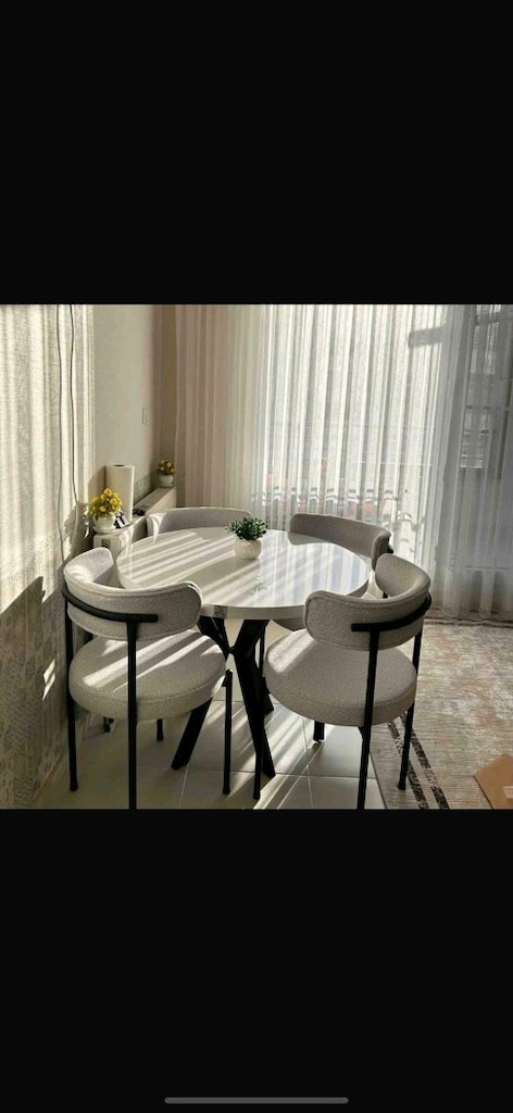 YEMEK MASASI ŞIK MUTFAK MASASI MODERN TASARIM - 6