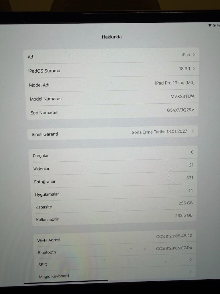 ıpad pro full set m4 işlemci 13inç+klavye+pencil pro - 6