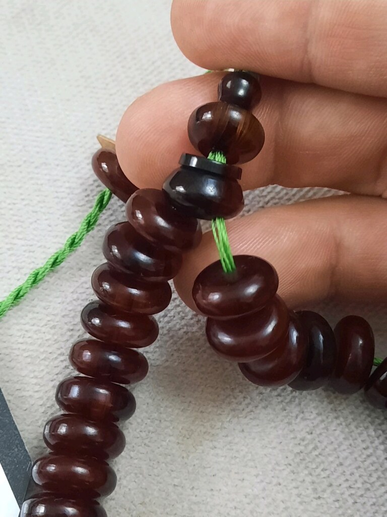 Sertifikalı sıkma Kehribar koleksiyon tesbih - 3