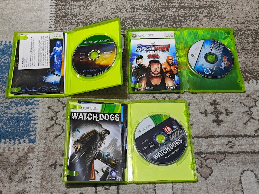 Xbox 360 Oyun Halo Smackdown Watch Dogs - 2