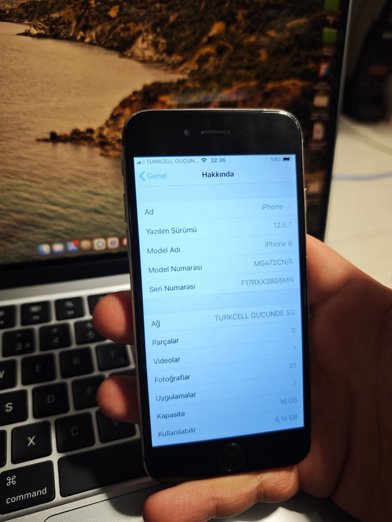 İPHONE 6 TR CİHAZI TEMİZ SORUNSUZ CALISIYOR - 11