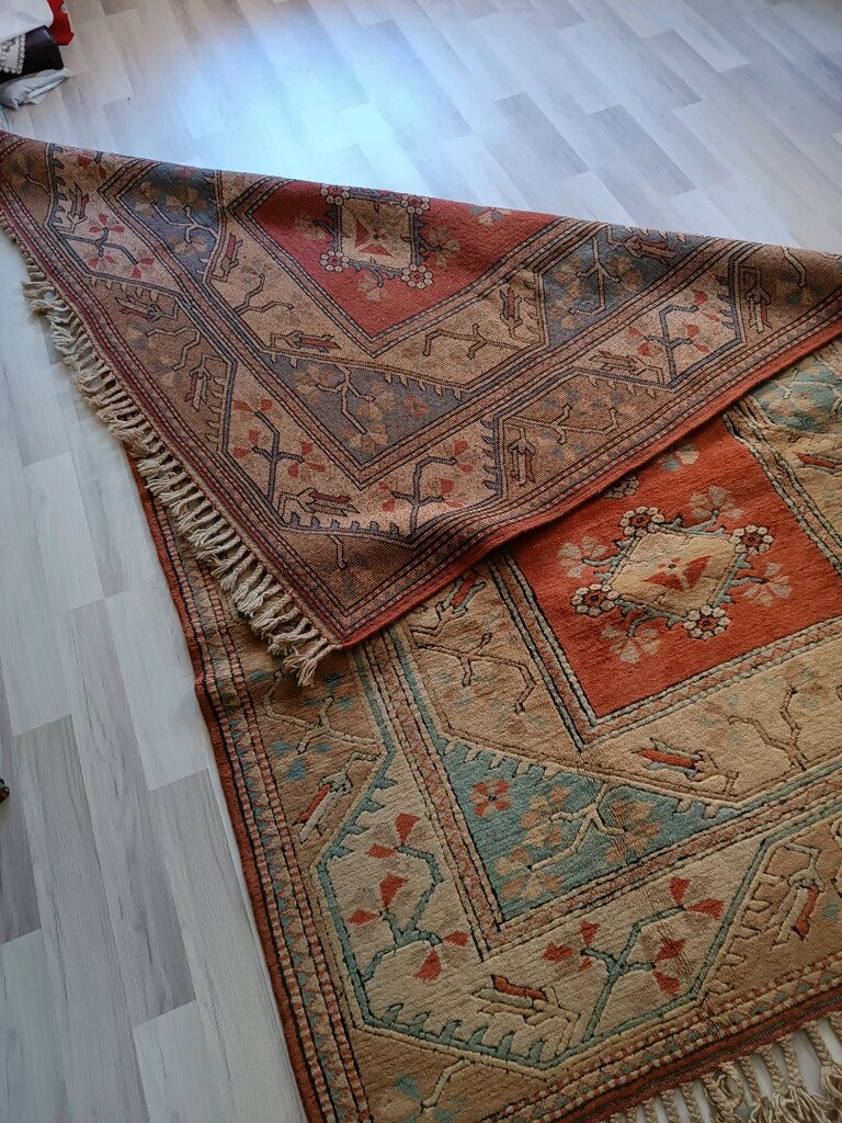 Milas El Dokuma Yün Halı - 6