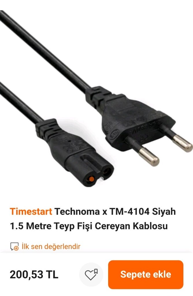 TEYP GÜÇ KABLOSU(FİŞİ) - 3