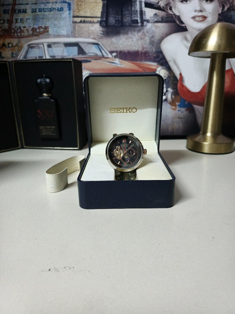 Gucci Siyah Kadran Erkek Saat - 8