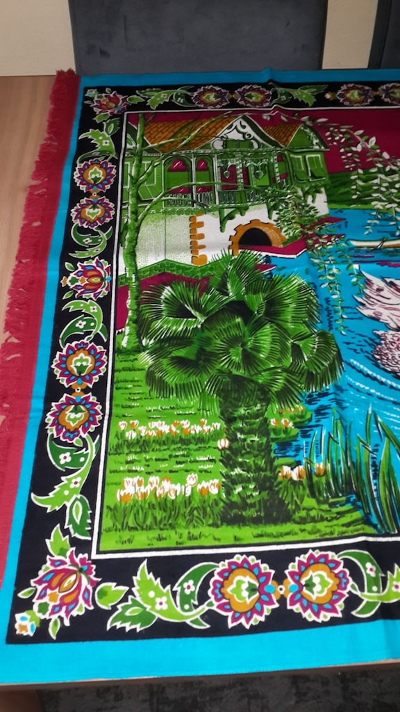 145x90cm Ördekli manzaralı Kilim Sıfır - 3