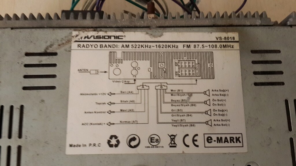 Mp3 usb aux md cart anfi girişli sadece elektirikli sorunu var - 3