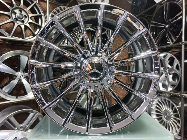 18 inç 5x112 Mercedes Maybach jant takımı Krom sıfır