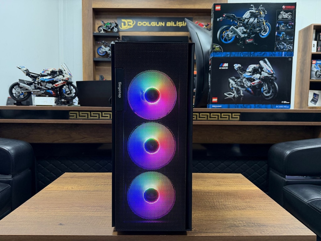 Segotep Axe 5 R5-7500F 16GB DDR5 1TB SSD RTX5070 12GB Gaming Kasa - 3