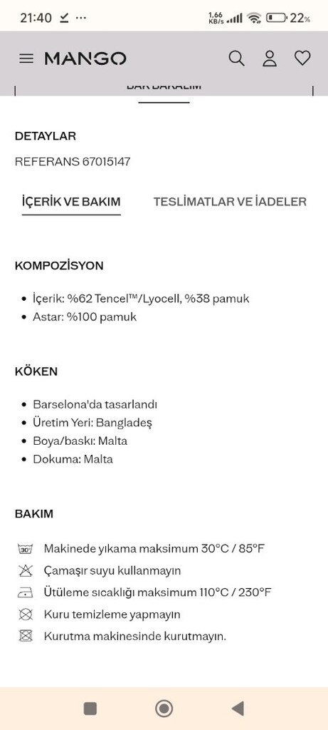 #Mango Kargo Cepli Pantolon - 6