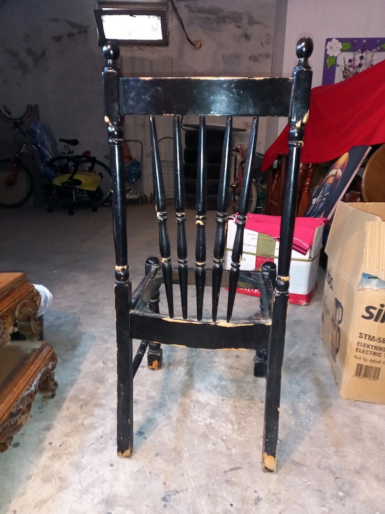 ANTİKA 1950'S THONET, AHŞAP FİL AYAK SANDALYE - 8
