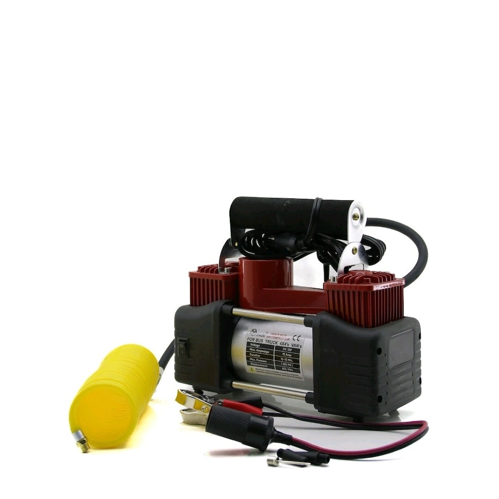 Yage Yg-842 ( Çift Silindir ) (oto & Araç) Hava Kompresörü (dc/12v & 1 - 4