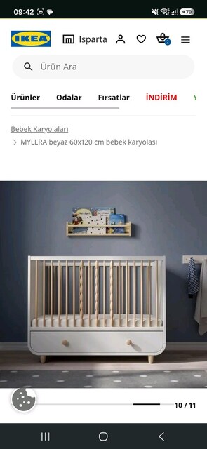 bebek/ çocuk karyolası