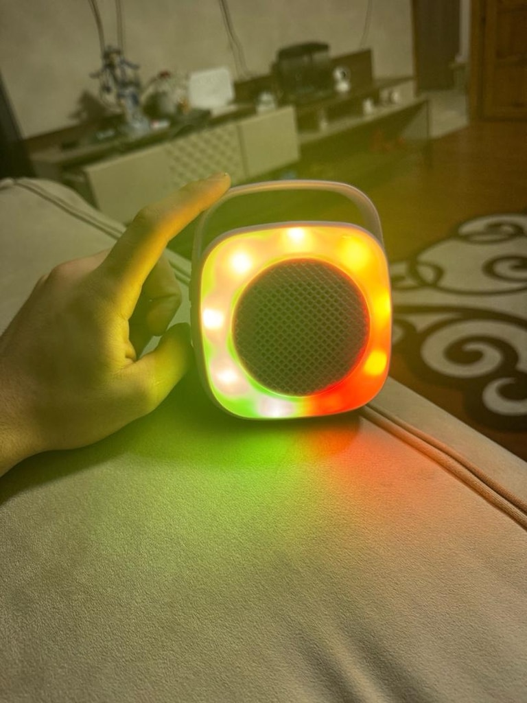 Taşınılabilir Bluetooth Hoparlör Led ışıklı(Ses bombası) - 3
