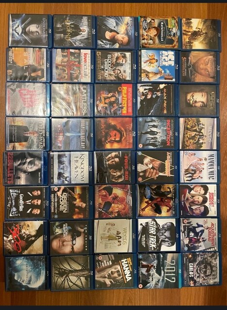40adet orjinal bluray film açıklamayı okuyunuz lütfen