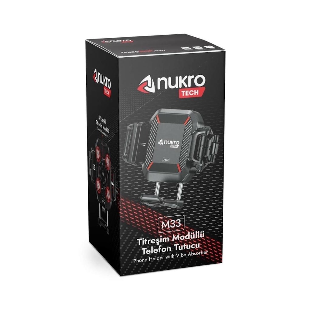 NUKROTECH M33 TİTREŞİM MODÜLLÜ TELEFON TUTUCU - 5