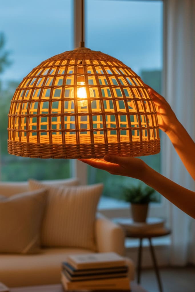 SOHO Rattan Avize 30-35-40-45 cm – Sıfır - 10