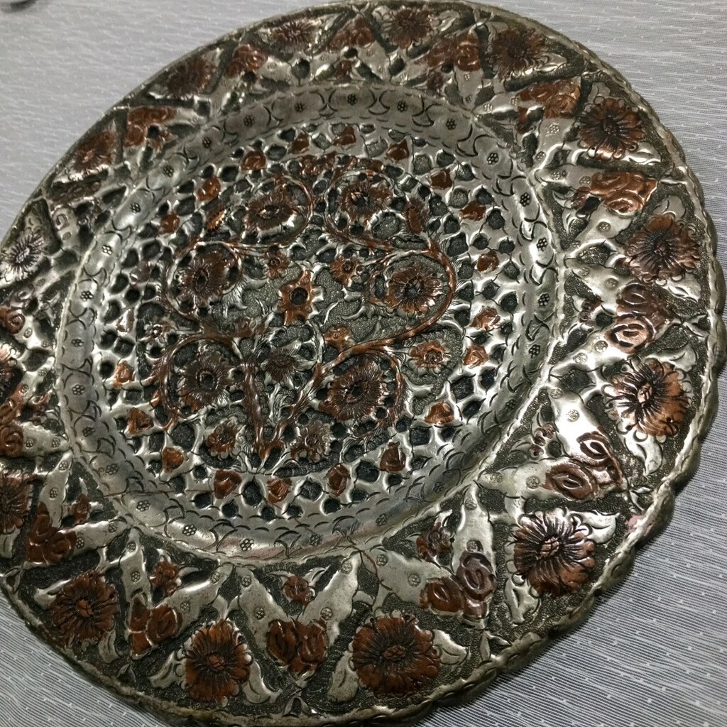 BAKIR EL İŞLEMESİ. DUVAR SÜSÜ. - 3