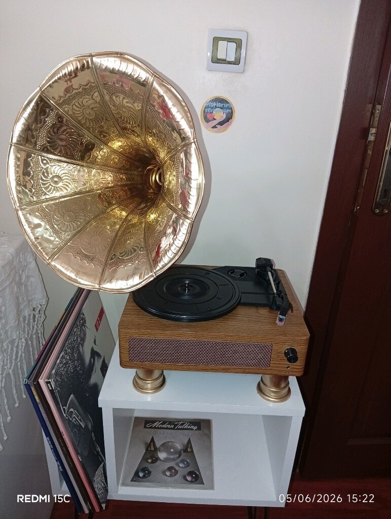 GRAMOFON PİKAP SIFIR ÜRÜN FULL ÖZELLİKLİ - 6