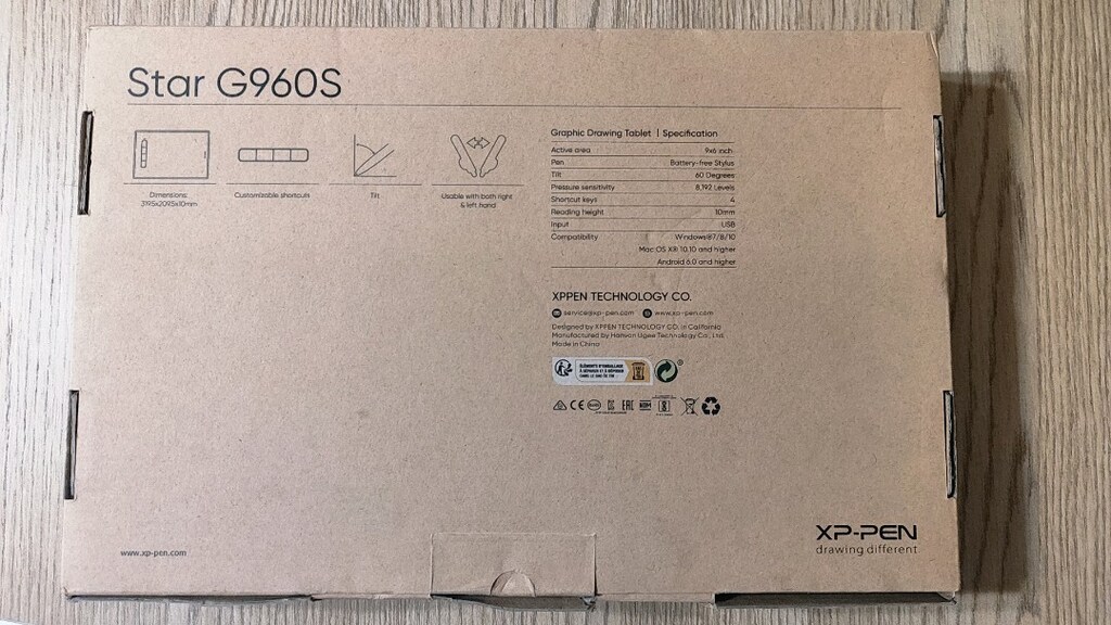 XP PEN STAR G960 S SIFIR GRAFİK TABLET - 2