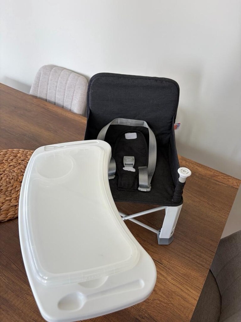 Picnic Yükselticili Portatif Mama Sandalyesi, 3 Noktalı Emniyet Kemerl - 3