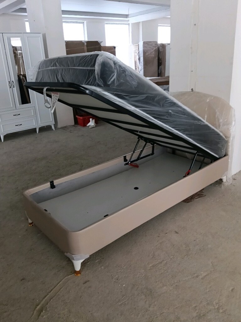 Baza başlık yatak Tek kişilik sıfır çelik pırofil Nakliye ücretsiz - 6