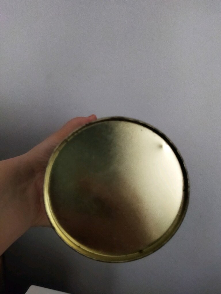 antika vintage Avustralya laleli bisküvi kutusu - 2