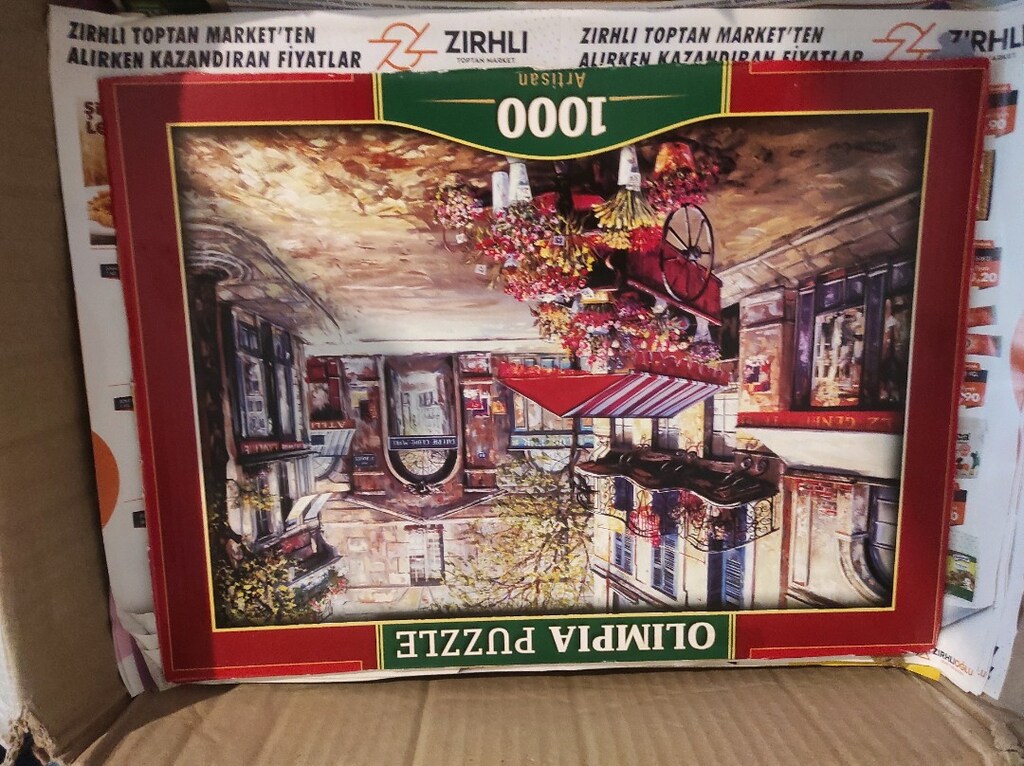 yapılmış, hazır 1000 parçalı puzzle - 7