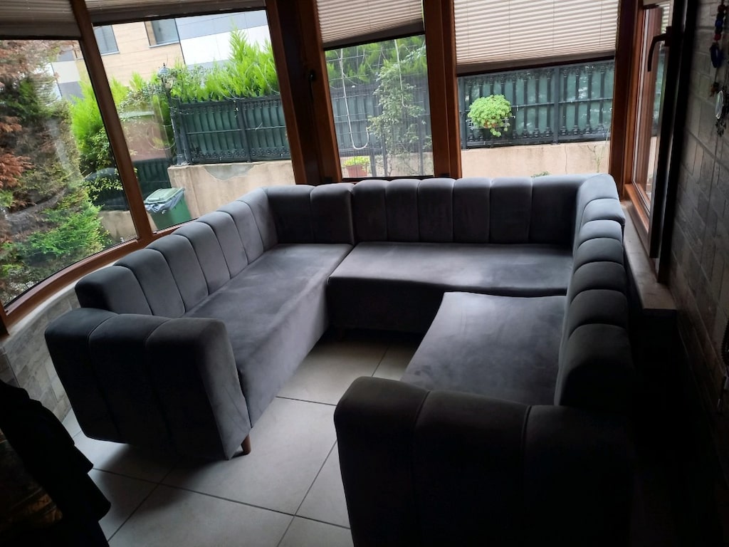 Gri Köşe Koltuk Lütfen Açıklamayı Okumadan Mesaj Yazmayın - 2