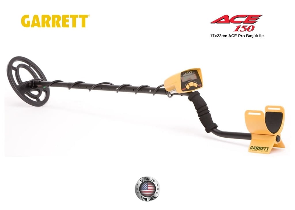 Garrett ACE 150 Başlangıç Dedektörü (6.5x9" PRO Başlıklı) - 3