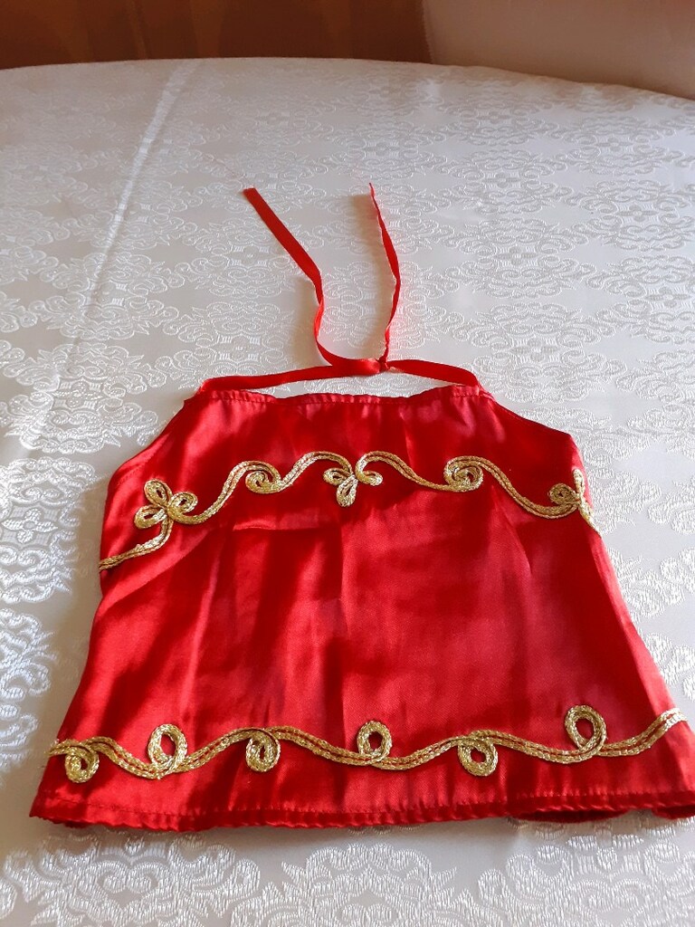 Çocuk için kırmızı bindallı - 10