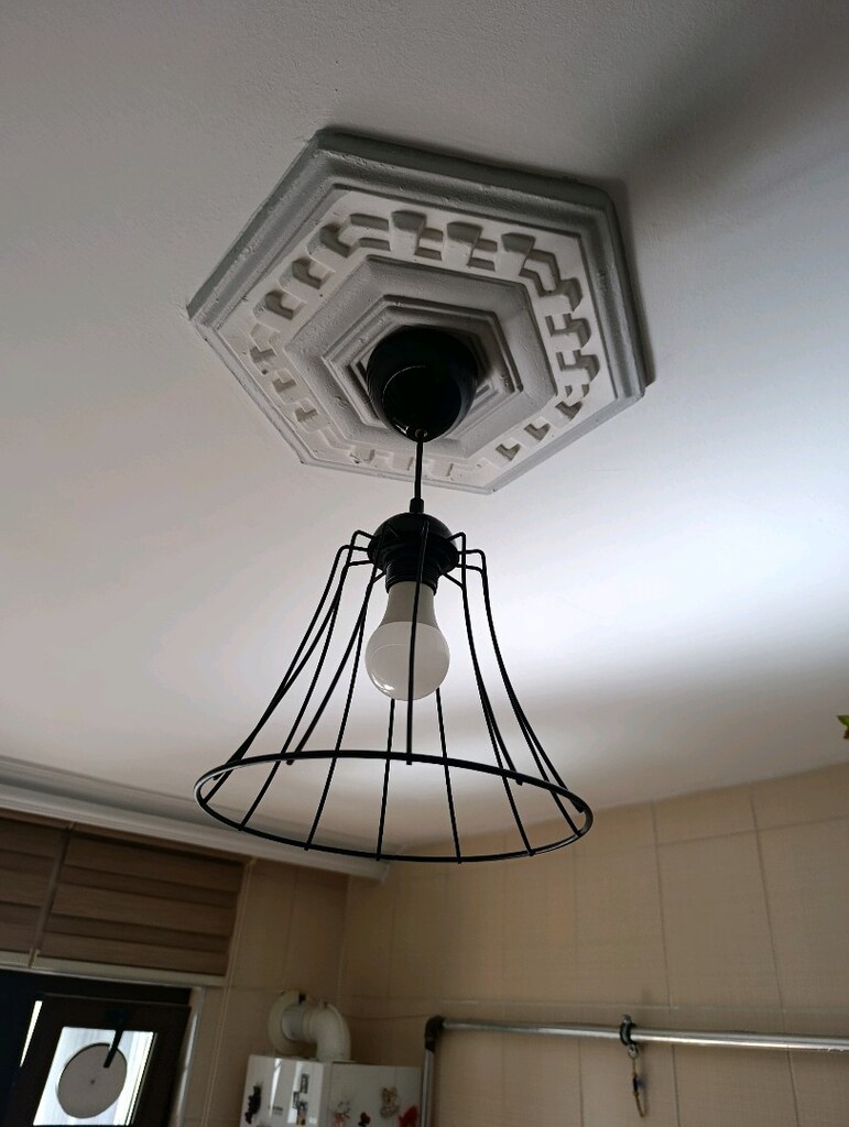 Modern Şık Metal Avize ve Led Ampul - 2