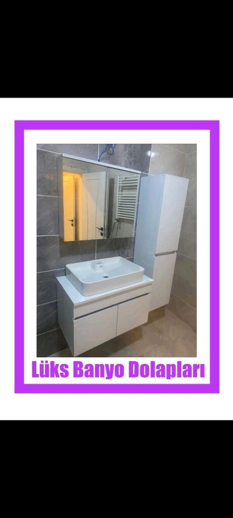 MDF banyo dolabı - 10