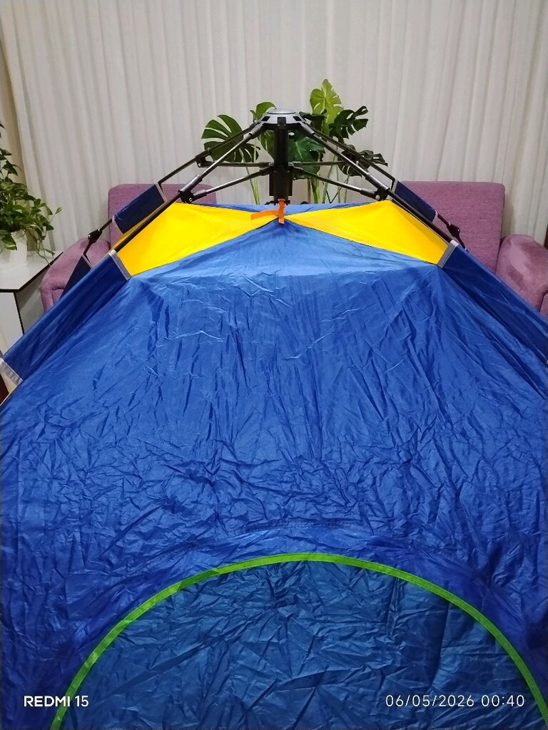 ÇADIR OTOMATİK KURULUM 250*250*165 SIFIR ÇANTALI 5 KİŞİLİK SU GEÇİRMEZ - 5