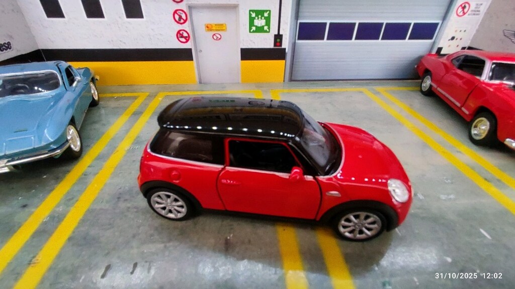 Mini Cooper New mini hatch modeli metal diecast oyuncak araba - 3