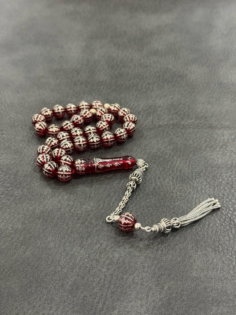 Gümüş İşleme Ateş Kehribar - 2