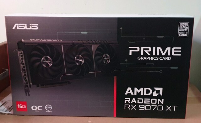 ASUS Prime Radeon RX 9070 XT OC 16GB - Sıfır, Kutusu Açılmadı