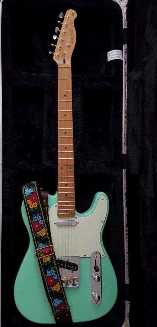Harley benton Te-62cc Seafoam Green elektro gitar - 4